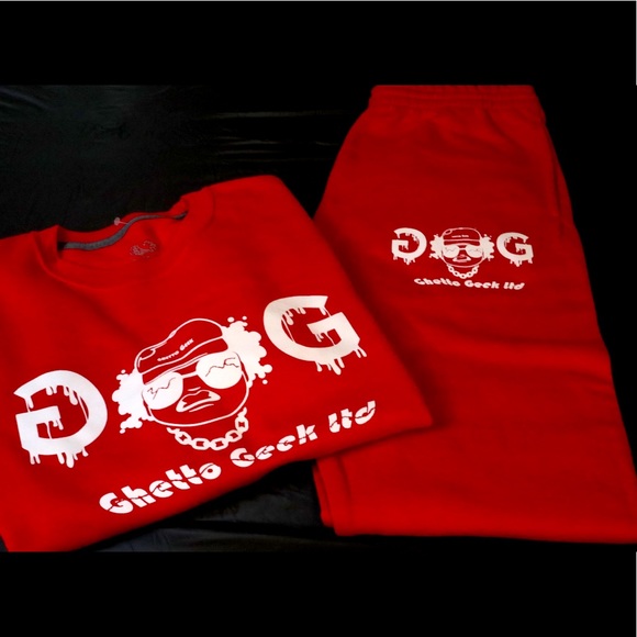 Unisex Screen Print Graphic Design Jogger Set - Picture 3 of 11